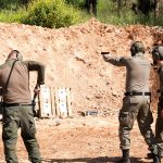 Israelis at firing range