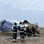 Emergency specialists work at the crash site of an Azerbaijan Airlines passenger plane near the city of Aktau, Kazakhstan, December 25, 2024. — Reuters