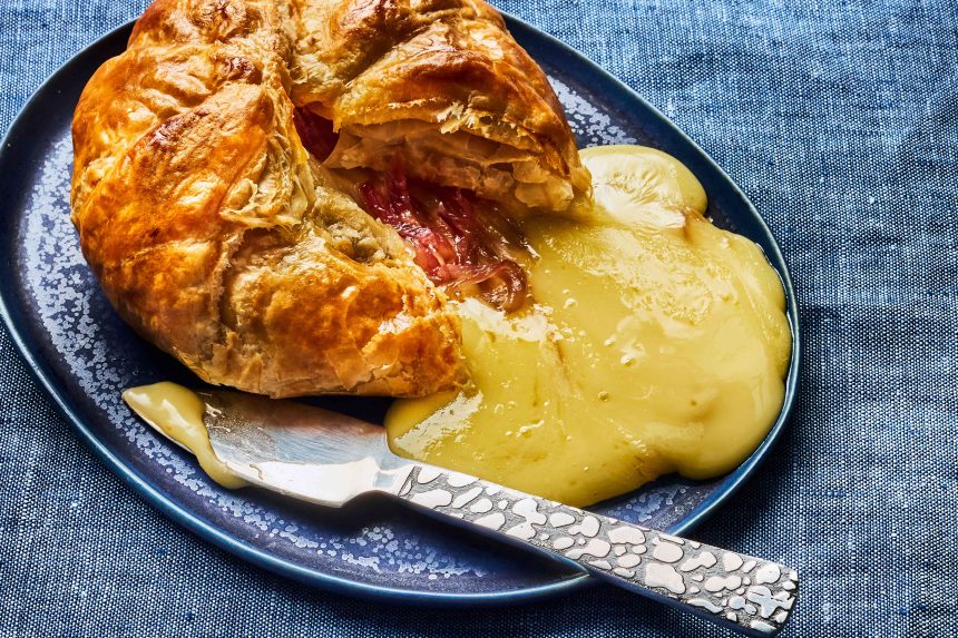 Baked Brie in Puff Pastry With Red Onion Jam Is a New Holiday Must-Have