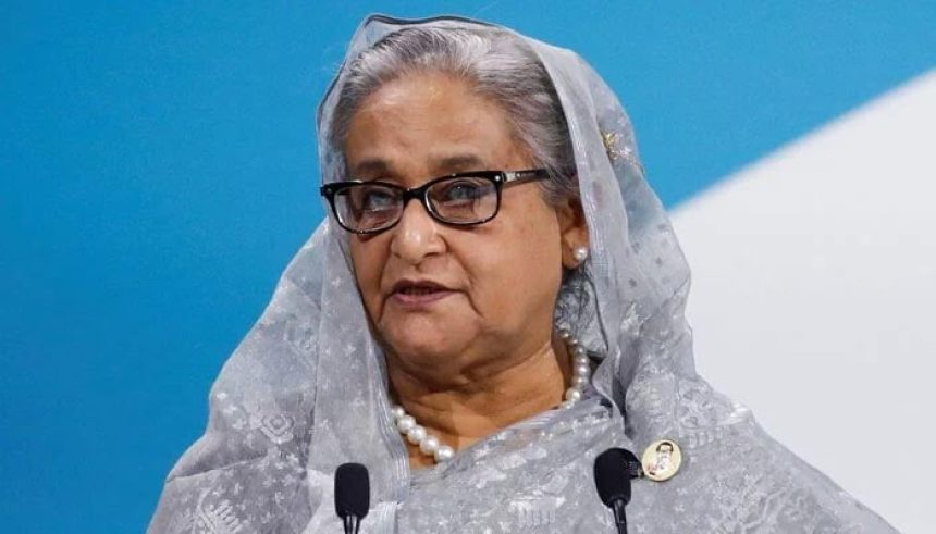 Bangladeshs former PM Sheikh Hasina speaks during a plenary session at the start of the Paris Peace Forum, in Paris, France. — Reuters/File