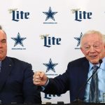 Jerry Jones at a press conference