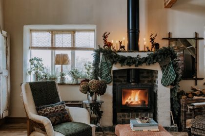 Christmas at Amanda Brooks' Cotswold cabin