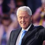 Former US President Bill Clinton arrives to speak on the third day of the Democratic National Convention in Chicago, Illinois on August 21, 2024.— AFP