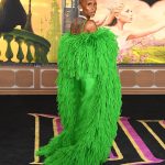 Image may contain Cynthia Erivo Ariana Grande Clothing Costume Person Adult Fashion Accessories and Jewelry