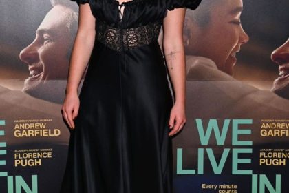 Florence Pugh attends a special screening of "We Live In Time" at The Ham Yard Hotel on December 20, 2024 in London, England.