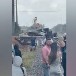 Florida train crashes into fire truck, causing injuries