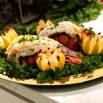 Lobster tails for the University of Oregon Ducks football team.