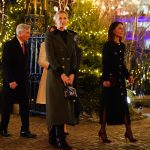 Michael Middleton, Lady Gabriella of Windsor and Pippa Middleton arrive for the Together At Christmas carol service