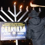 Menorah lighting in Illinois