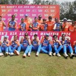 India U19 Womens team celebrates winning the inaugural edition of the ACC U19 Womens Asia Cup on December 22, 2024. — ACC