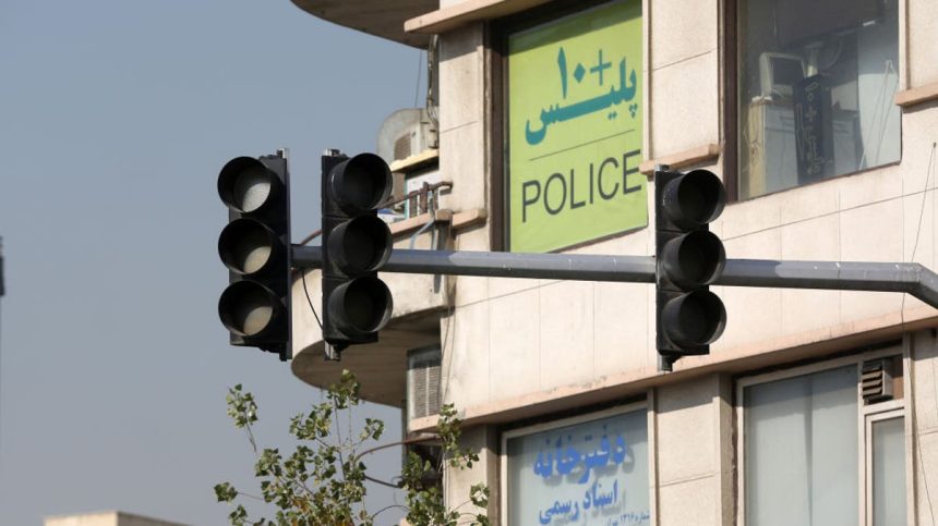 TEHRAN, IRAN - DECEMBER 19: A view of the traffic lights as power cuts are occurring across the country, including in the capital, Tehran, Iran on December 19, 2024. In Iran, where electricity supply issues are prevalent, power outages that are typically experienced during the summer have extended into the winter this year. Due to the outages, schools and public institutions have been closed in many cities, while in some areas, education will continue online. 