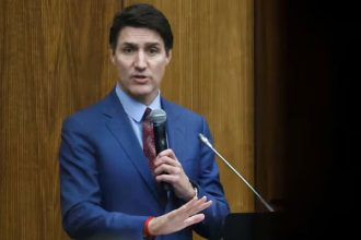 Canadas Prime Minister Justin Trudeau addresses the Liberal party caucus meeting in Ottawa, Ontario, Canada December 16, 2024. — Reuters