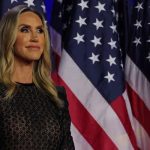 Lara Trump looks on at a rally at the Palm Beach County Convention Center in West Palm Beach, Florida, US, November 6, 2024. — Reuters