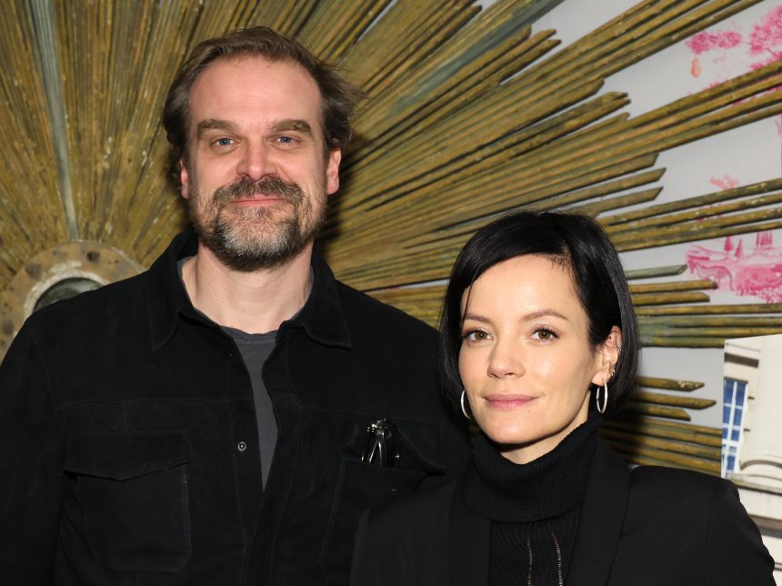 David Harbour and Lily Allen are rumoured to have broken up