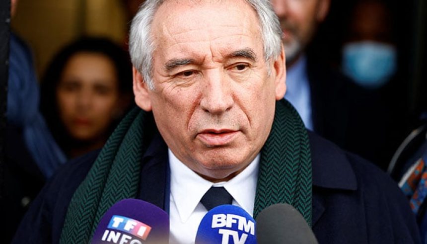 Newly appointed Prime Minister Francois Bayrou speaks to the media outside the offices of the high commissioner for planning in Paris, France, December 13, 2024. — Reuters