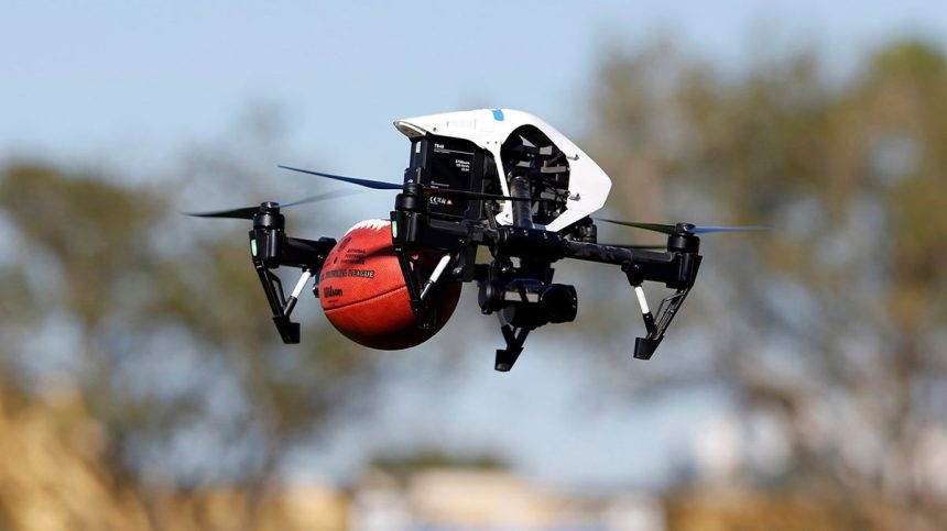 A drone at the Pro Bowl