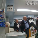 New York correction officers beating a handcuffed man