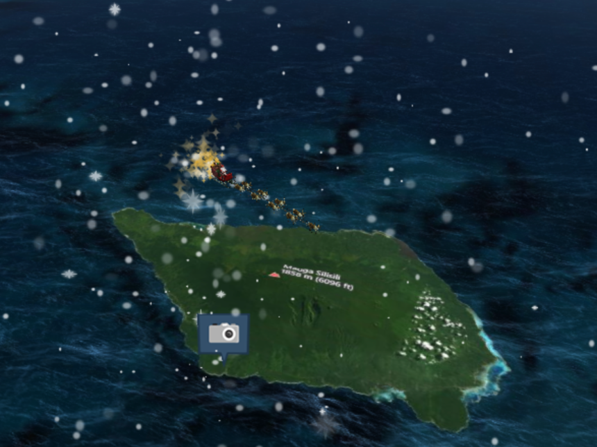 Santa Claus was just spotted in Samoa