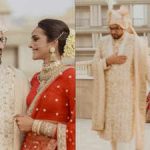 PV Sindhu shines as gorgeous Sabyasachi bride in a crimson lehenga