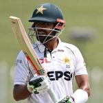 Pakistans Babar Azam walks back to pavilion after his dismissal during a Test match between Pakistan and Bangladesh, at Rawalpindi Cricket Stadium in Rawalpindi on September 2, 2024. — AFP