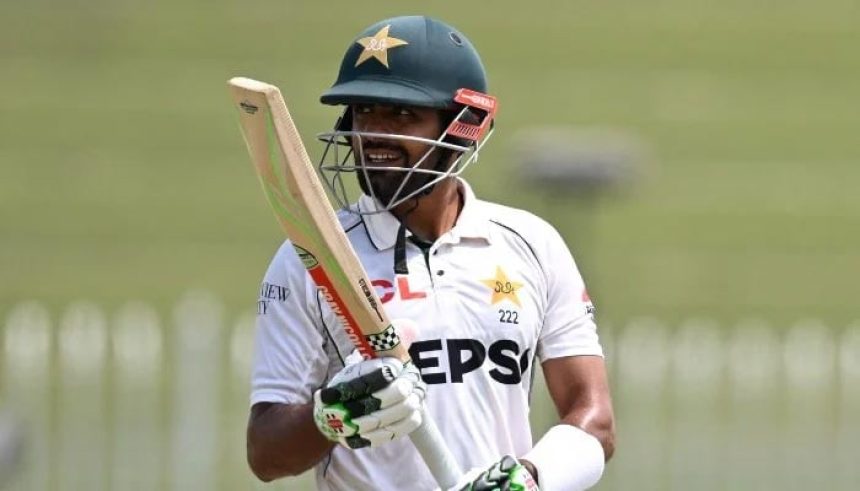 Pakistans Babar Azam walks back to pavilion after his dismissal during a Test match between Pakistan and Bangladesh, at Rawalpindi Cricket Stadium in Rawalpindi on September 2, 2024. — AFP