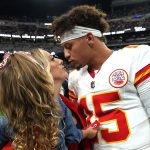 Patrick Mahomes and his wife