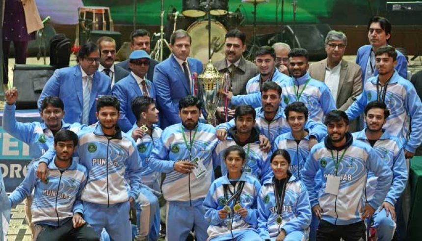 Punjab emerge as the winner of the Quaid-e-Azam Interprovincial Games. — Facebook/PakistanSportsBoard