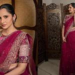 Sania Mirza wore the most gorgeous saree for PV Sindhu's wedding reception