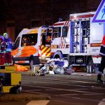 Emergency personnel work at a Christmas market after a car drove into a group of people, according to local media, in Magdeburg, Germany, December 21, 2024. — Reuters