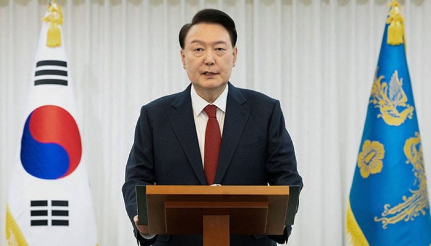 South Korean President Yoon Suk Yeol delivers an address to the nation at his official residence in Seoul, South Korea, December 14, 2024. — Reuters