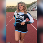 Image of Azusa cheerleader Angelina Camillia Gonzales