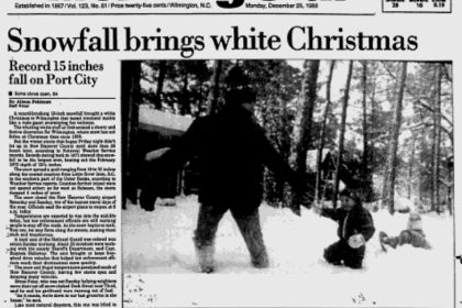 Thirty-Five Years Ago, the Coastal Southeast Had a White Christmas. Was It The Last?