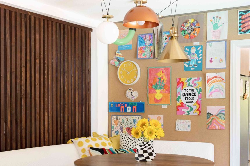 This Designer Found the Most Creative Way to Decorate a Blank Wall—and You Can DIY It in a Few Hours