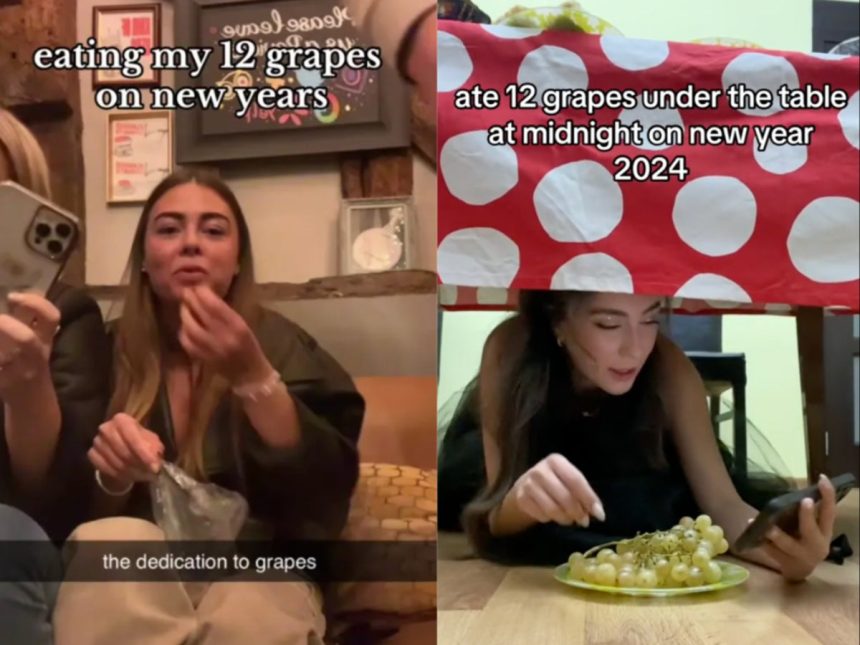 TikTokers swear by this Spanish New Year’s tradition for finding love