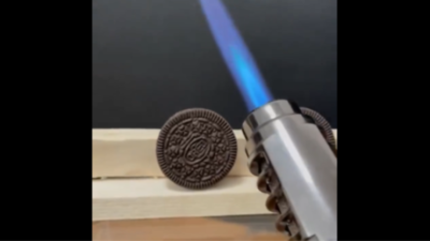 Video of Oreo cookies' shocking resistance to fire goes viral: Is it safe to eat, internet asks