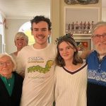 Woody Cook told followers his grandmother Ros (left) died on Christmas Day