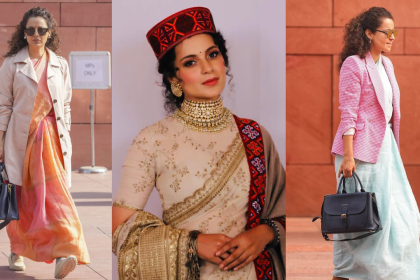 5 times Kangana Ranaut proved her winter saree prowess