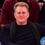 Michael Rapaport at a Knicks game