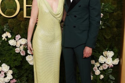 BEVERLY HILLS CALIFORNIA  JANUARY 05  Leighton Meester and Adam Brody attend the 82nd Annual Golden Globe Awards at The...