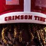 Alabama back of the helmet