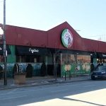 a store with no pedestrians on the street