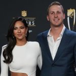 Christen Harper and Jared Goff