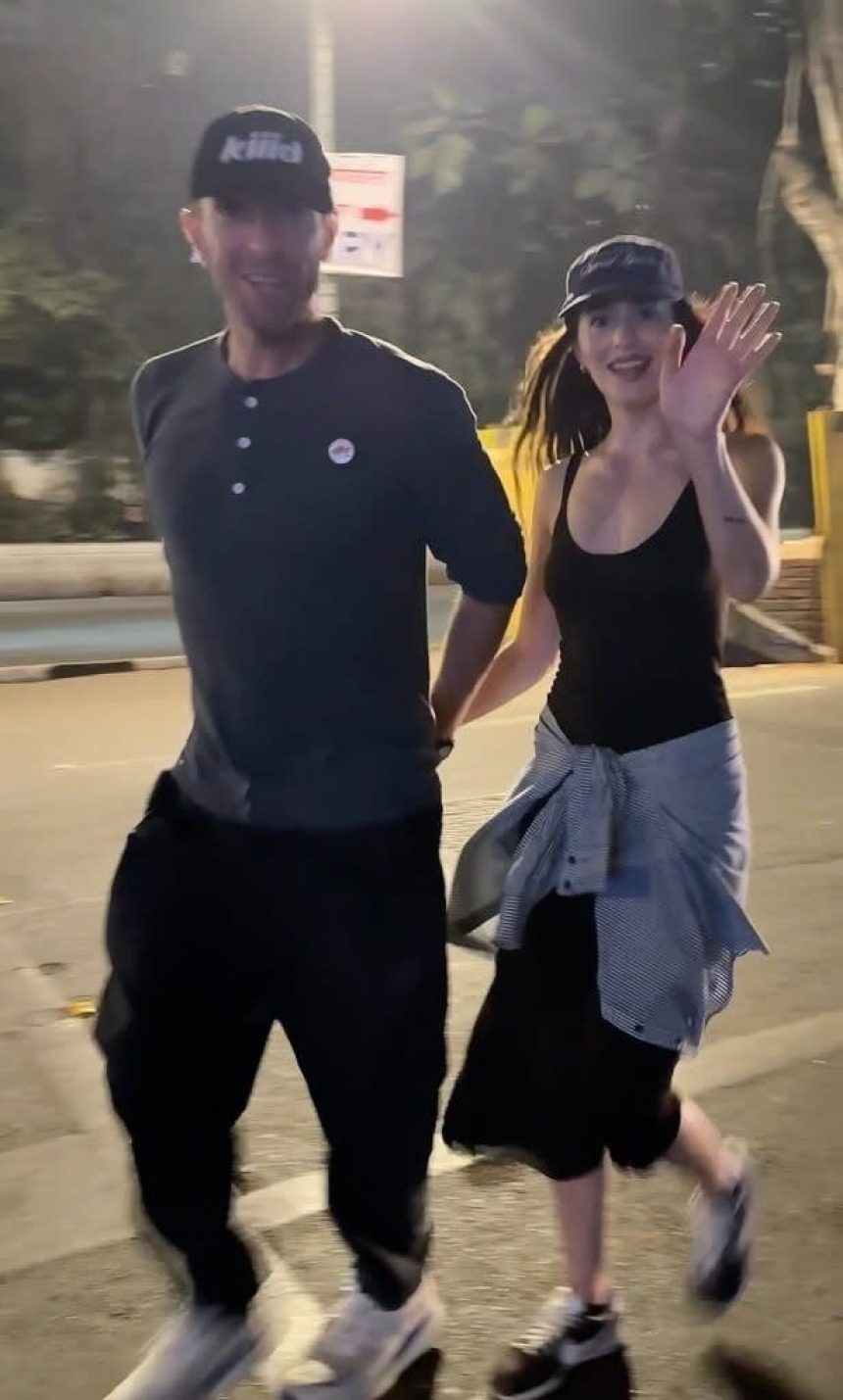 Chris Martin and Dakota Johnson spotted holding hands in Mumbai on rare outing. People.