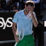 Daniil Medvedev reacts