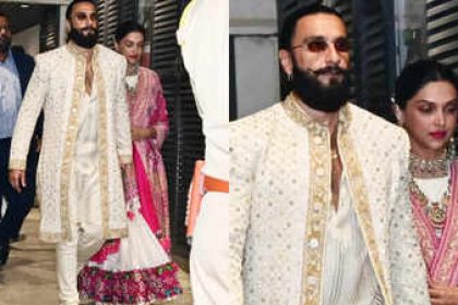 Deepika Padukone steals the show in Anarkali with patan patola at Ranveer Singh's family wedding