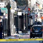 Debris is left along Bourbon Street after a pickup truck was driven into a large crowd in the French Quarter of New Orleans, Louisiana, US, January 1, 2025. — Reuters