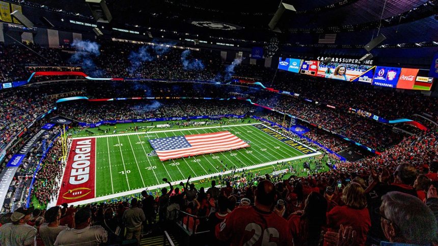 Caesars Superdome before game