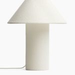 Bouclé-Weave Table Lamp