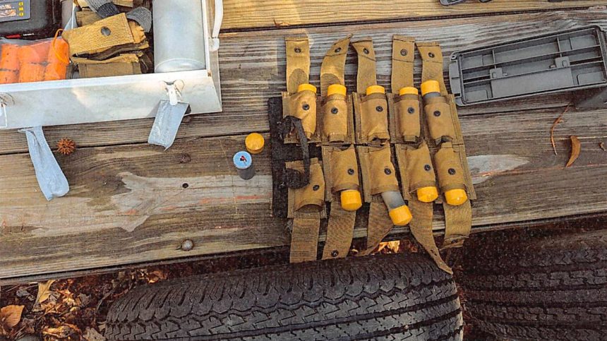 A stockpile of homemade explosives federal agents seized when they arrested Brad Spafford in Dec. 2024 is laid out on a table.