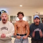 David Dobrik shows off his six-abs in first YouTube video in over two years